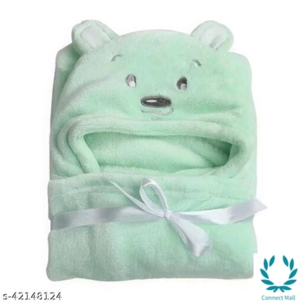 New Born Baby  Combo Pack  Hooded Wearale Wrapper And Baby Bath towel - LXHXB:(78 X2X82) CM, Multipack of:2